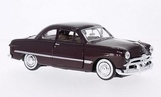 Ford Coupe, tmavě červená, 1949